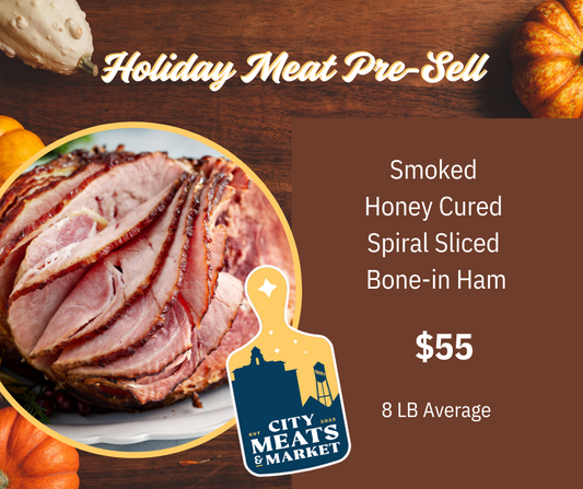 Smoked Honey Cured Spiral Sliced Bone-in Ham